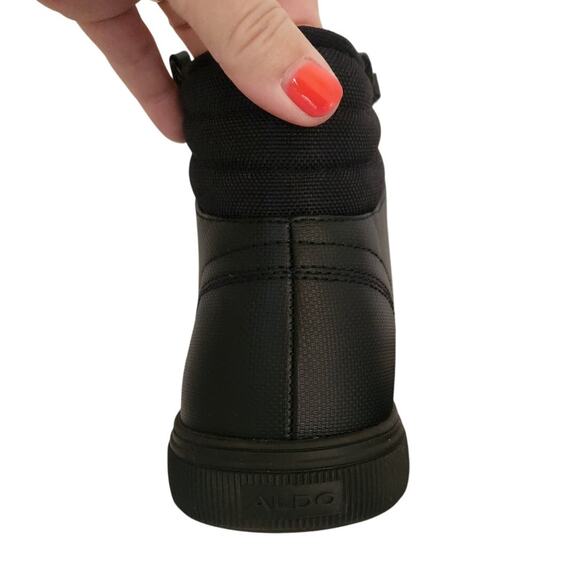 ALDO Men’s Preralithh Leather Ankle Boots Black 9.5 - Picture 9 of 11